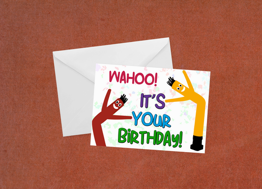 Wahoo! It's Your Birthday! - Flat Card
