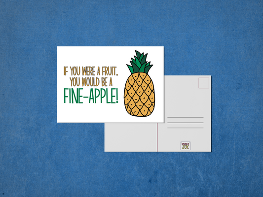 If You Were A Fruit - Postcard