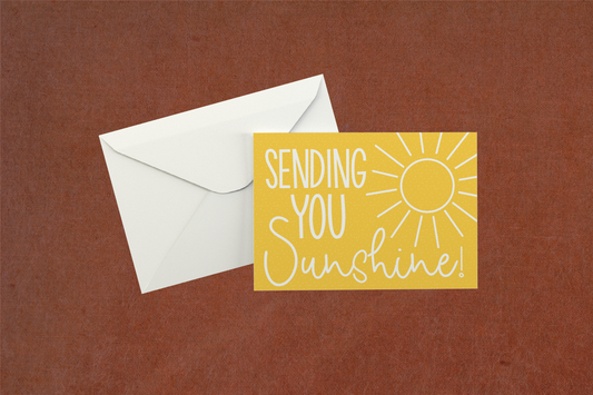 Sending You Sunshine - Flat Card