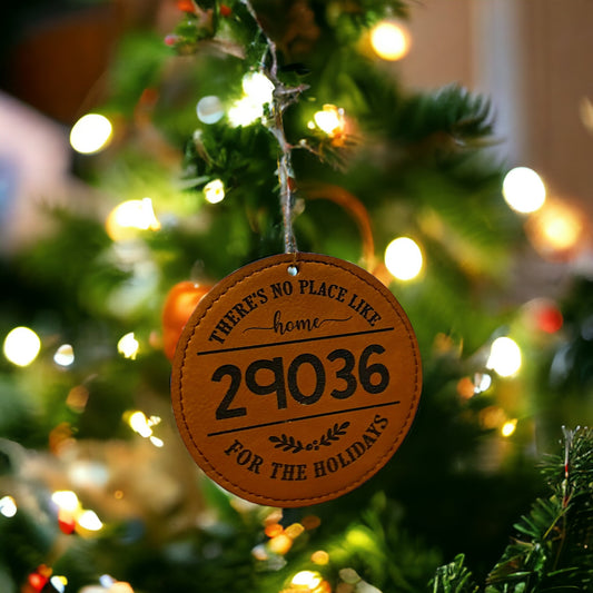 No Place Like Home Zipcode Ornament