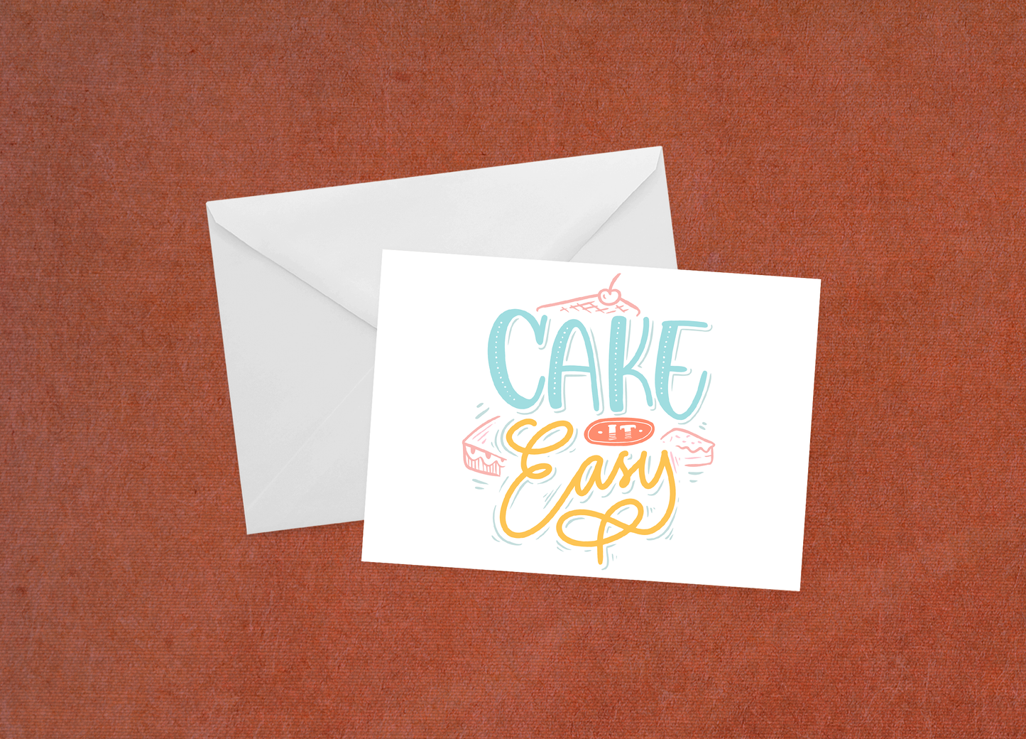Cake It Easy - Flat Card
