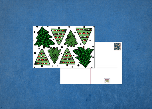 Christmas Trees for Days - Postcard