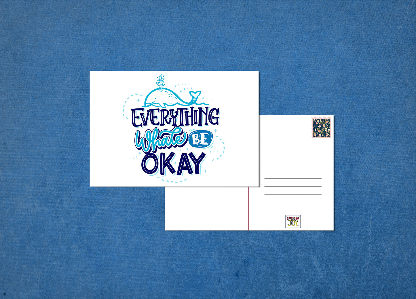 Everything Whale Be Okay - Postcard