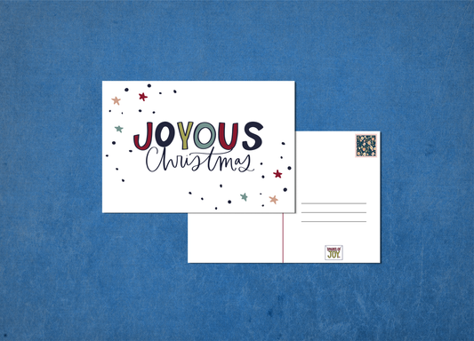 Joyous Christmas - Postcard