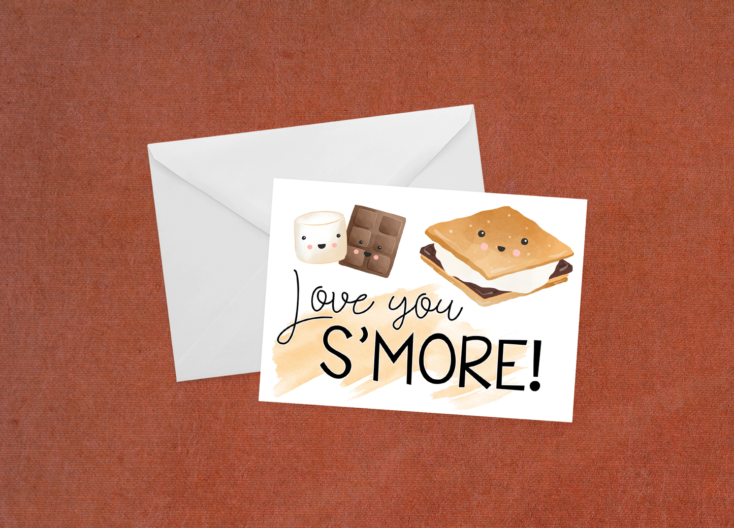 Love You Smore - Flat Card
