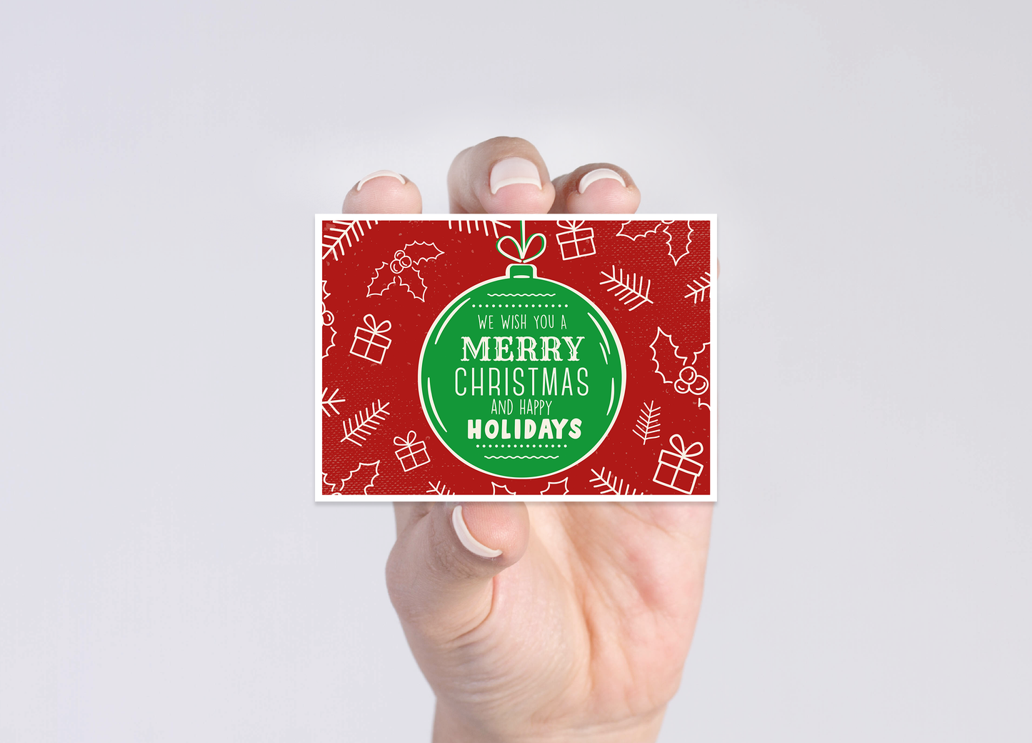We Wish You A Merry Christmas - Mini