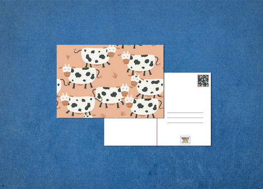 Cow-abunga! - Postcard