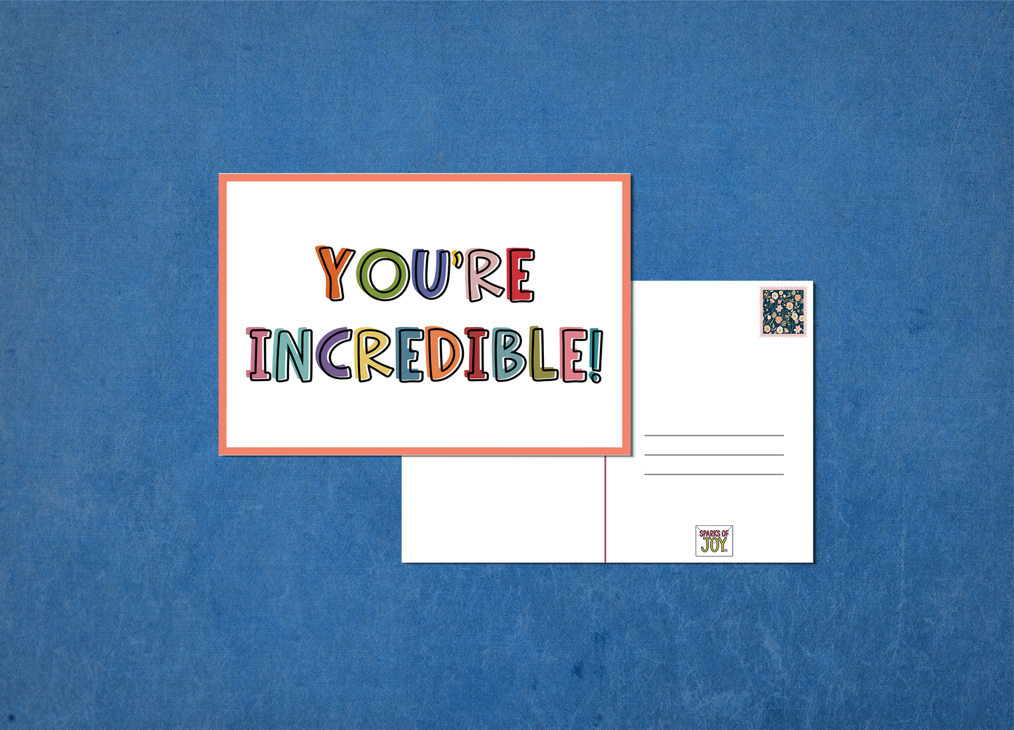 You're Incredible - Postcard