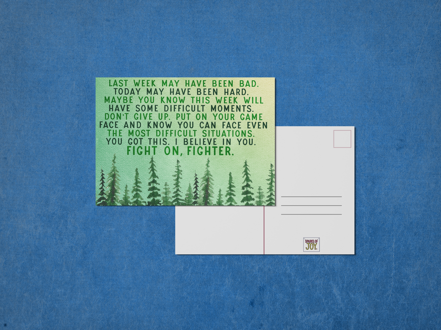 Fight On Fighter - Postcard