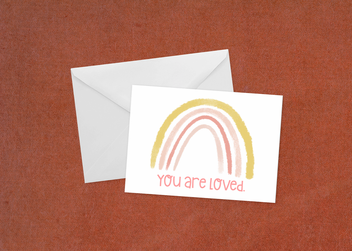 You Are Loved - Flat Card
