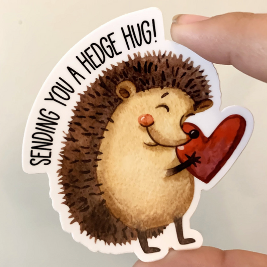 Sending You A Hedge Hug Sticker