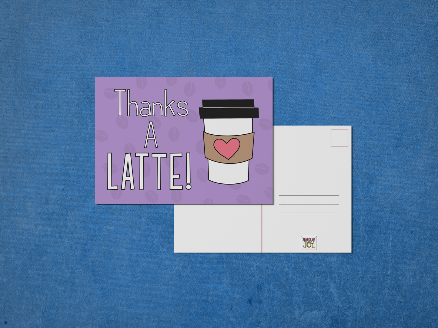 Thanks A Latte - Postcard
