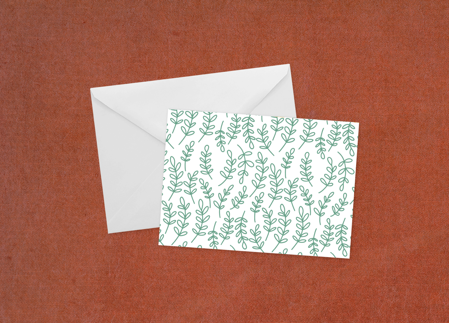 Green Ivy - Flat Card