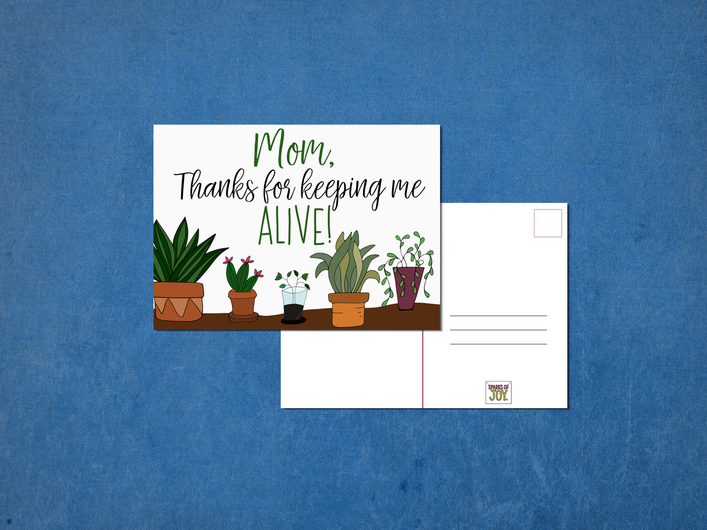 Thanks For Keeping Me Alive - Postcard