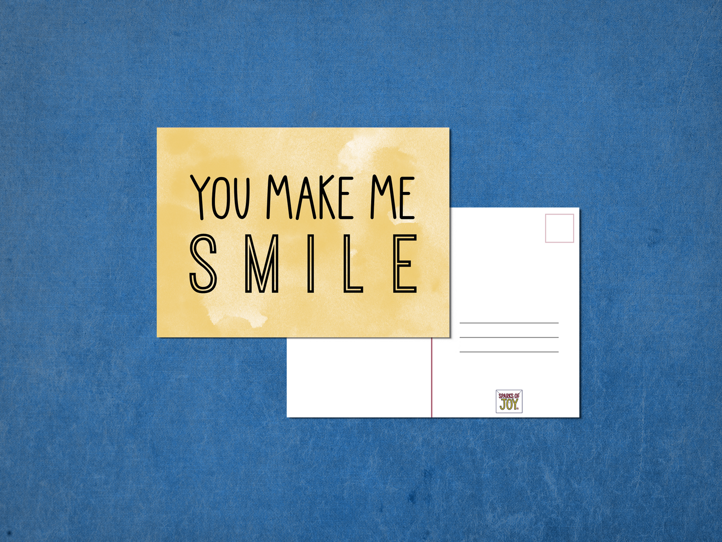 You Make Me Smile - Postcard
